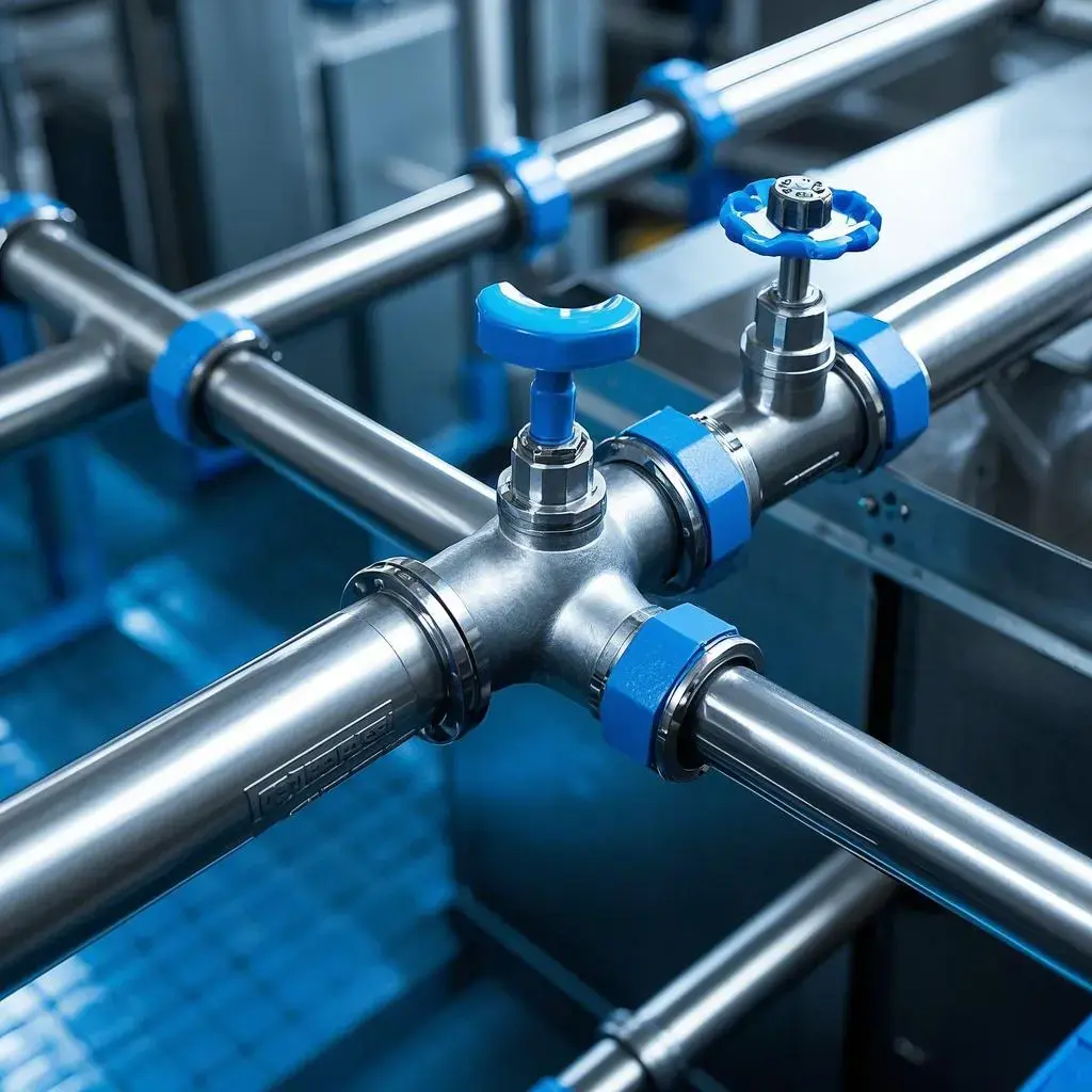 Tubo in acciaio inossidabile per uso alimentare per la linea di lavorazione delle bevande